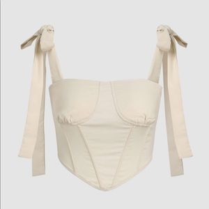 Bow Strap Corset Tank